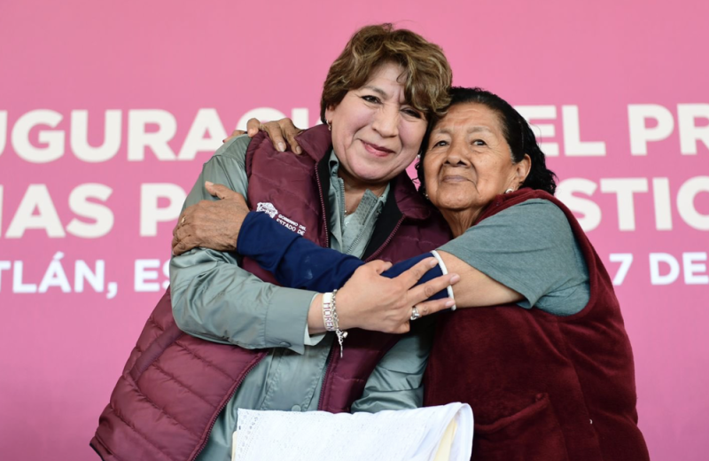 Inaugura Delfina Gómez Caravanas por la Justicia Cotidiana en Texcaltitlán 